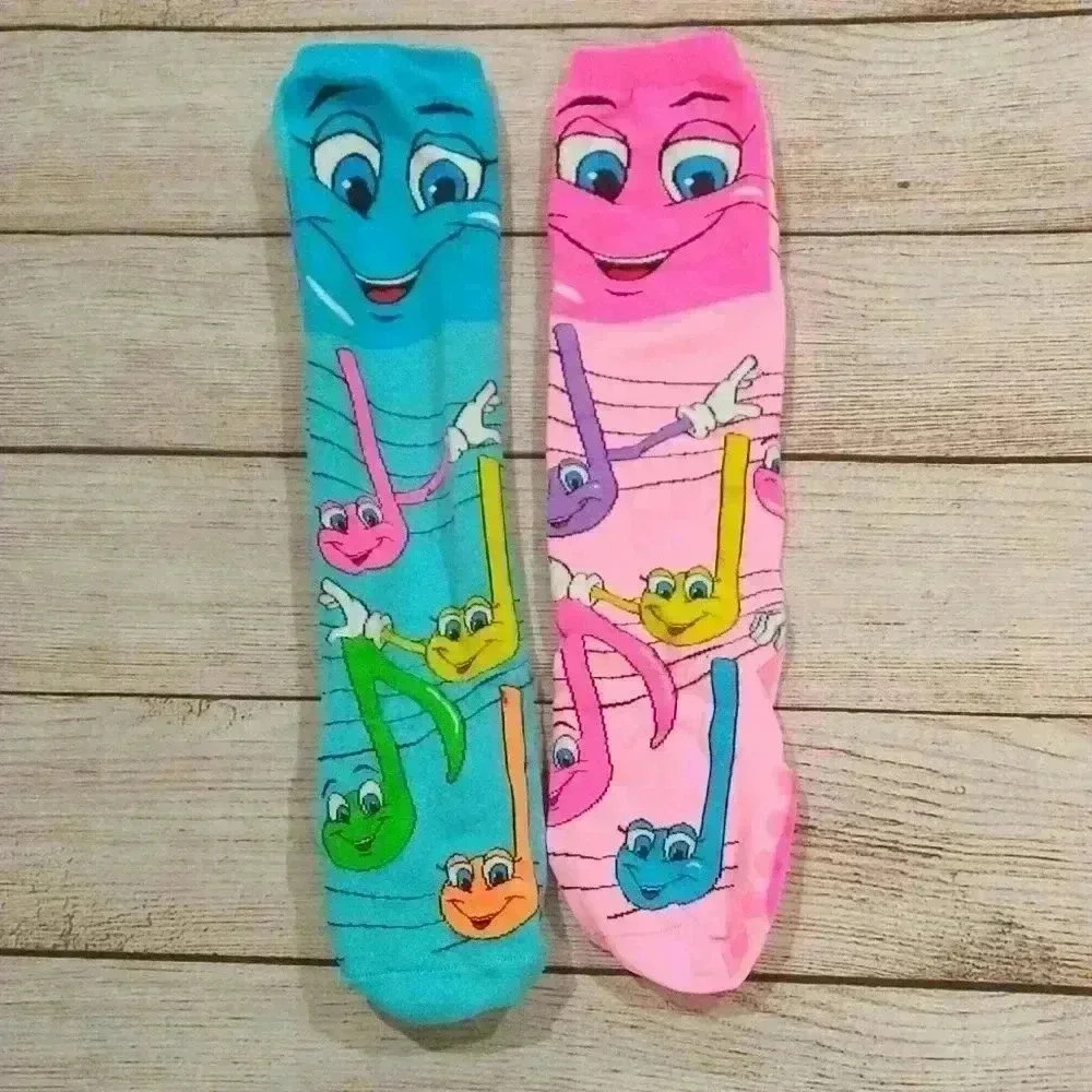 Music Note Cute Socks